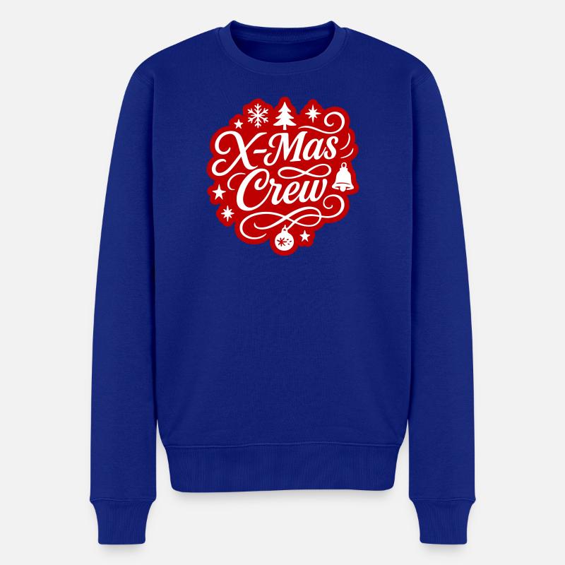 Noël de l’équipage de Noël - Pull Premium bio Homme - bleu roi