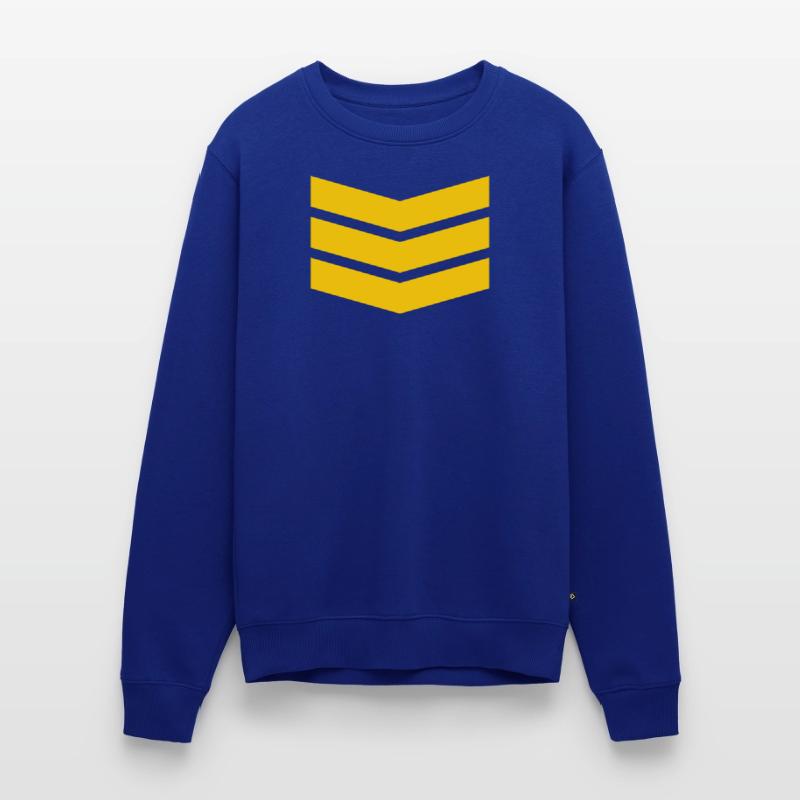 Chevron Stack Bold Pattern Men's Premium Organic Jumper