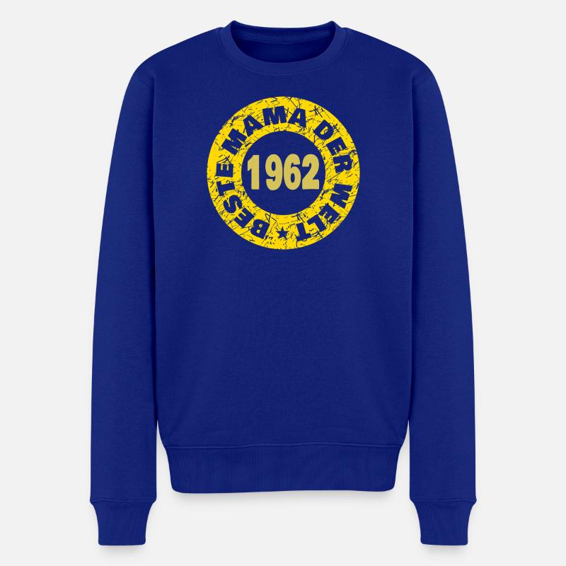 1962 - Pull Premium bio Homme - bleu roi
