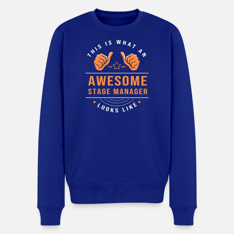 Theater - Männer Premium Bio Pullover - Royalblau