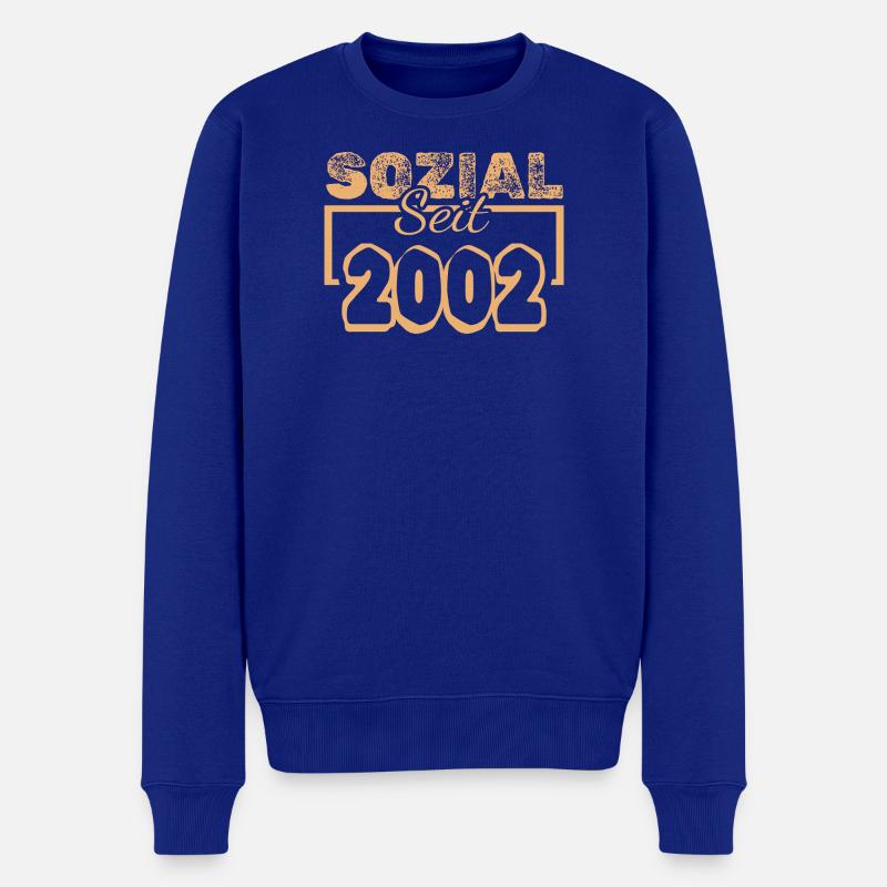Sozialarbeiter 2002 - Männer Premium Bio Pullover - Royalblau