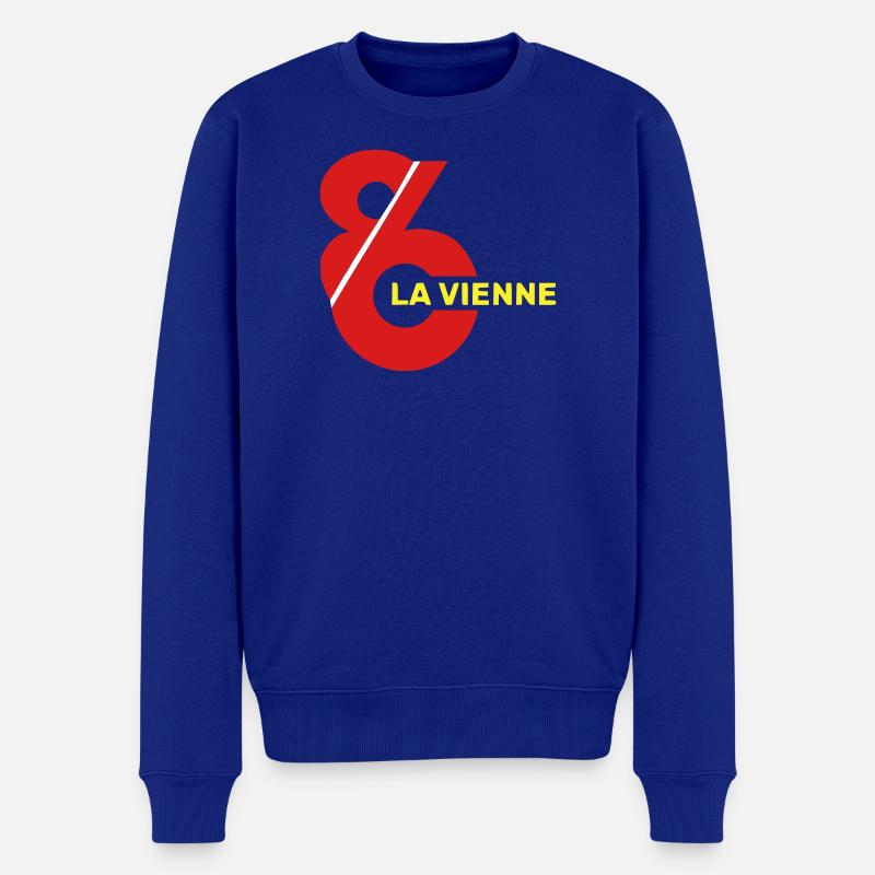 Logo la Vienne 86 - Pull Premium bio Homme - bleu roi