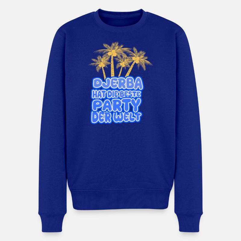 Cadeau pour Djerba - Pull Premium bio Homme - bleu roi
