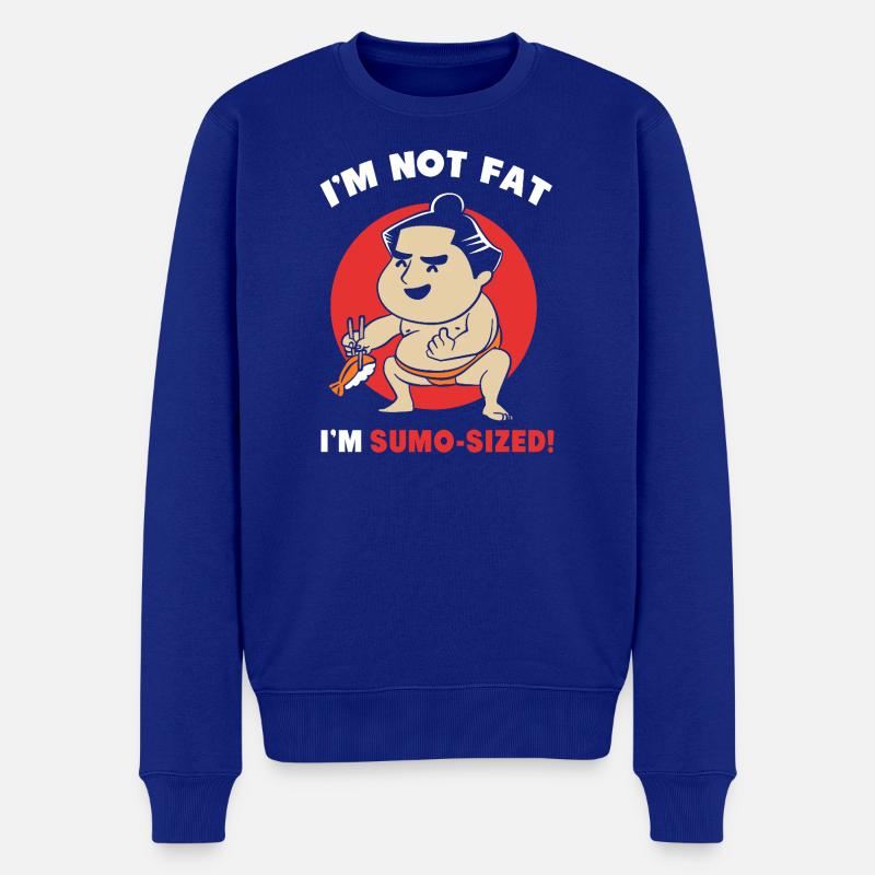 sumo - Pull Premium bio Homme - bleu roi
