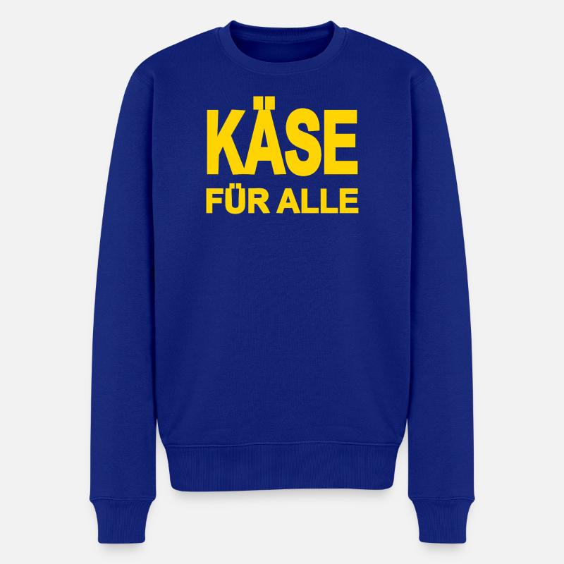 Käse - Männer Premium Bio Pullover - Royalblau