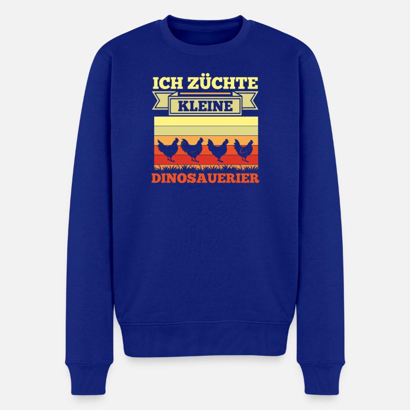 Hühner Hühnerbauer Bauer Landwirt Huhn - Männer Premium Bio Pullover - Royalblau