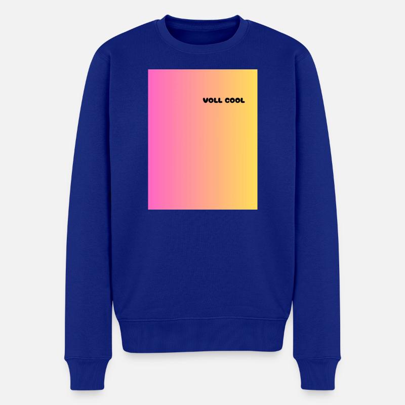 VOLL_COOL - Pull Premium bio Homme - bleu roi