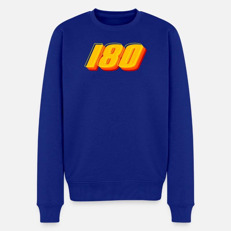 Fléchettes, fléchettes, 180 fléchettes rétro - Pull Premium bio Homme - bleu roi
