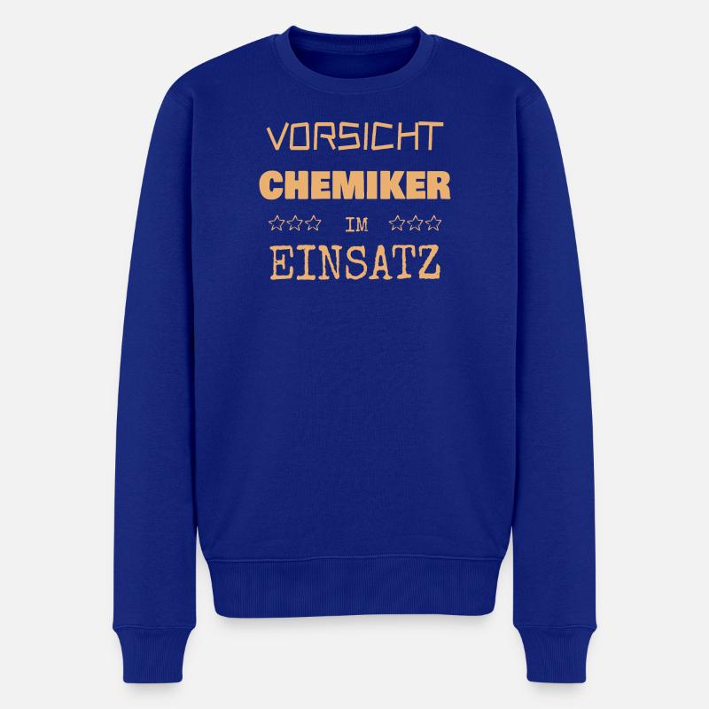 Vocation : Chimiste - Pull Premium bio Homme - bleu roi