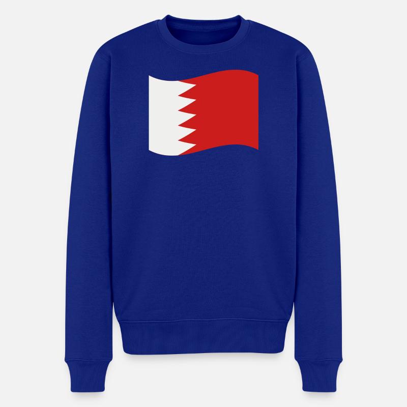 Drapeau de Bahreïn - Pull Premium bio Homme - bleu roi