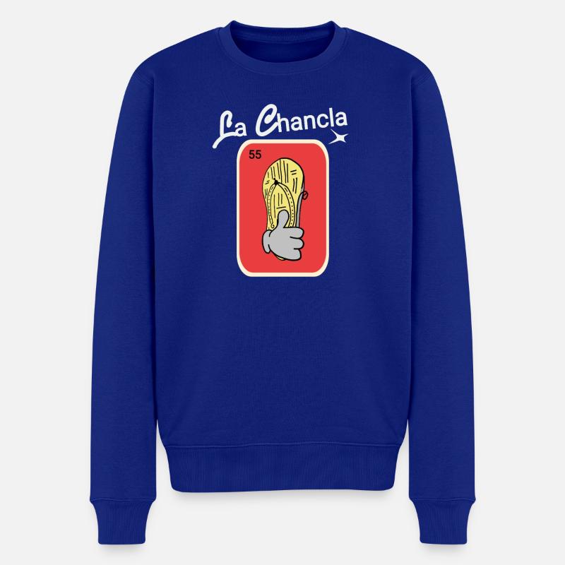 La Chancla - Pull Premium bio Homme - bleu roi