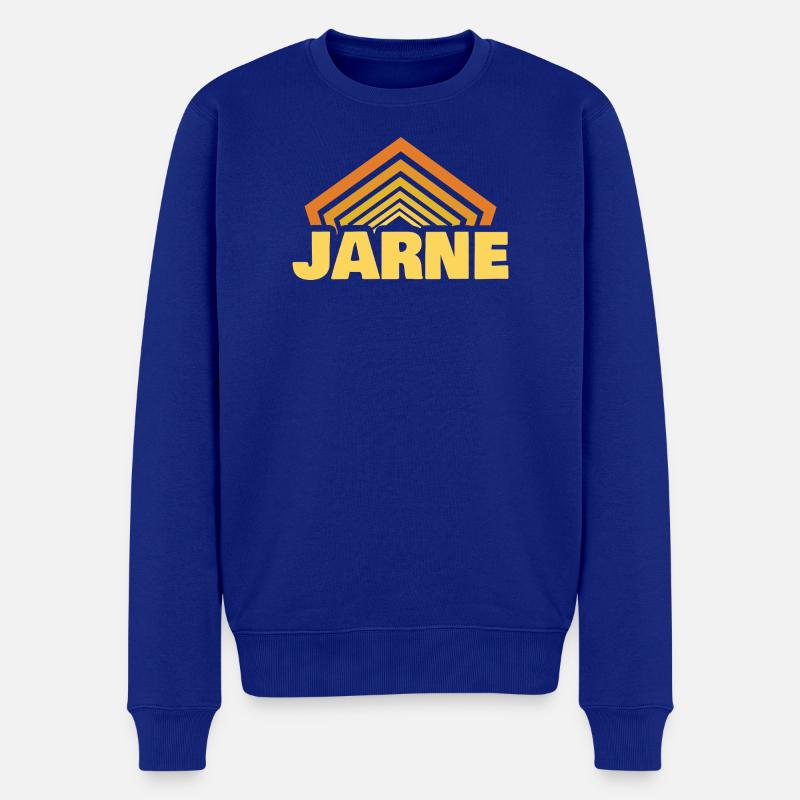 Geschenk für Jarne - Männer Premium Bio Pullover - Royalblau