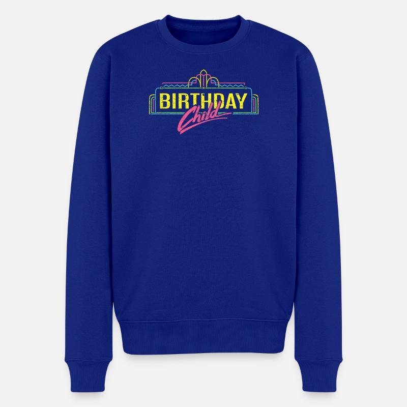 Birthday - Männer Premium Bio Pullover - Royalblau