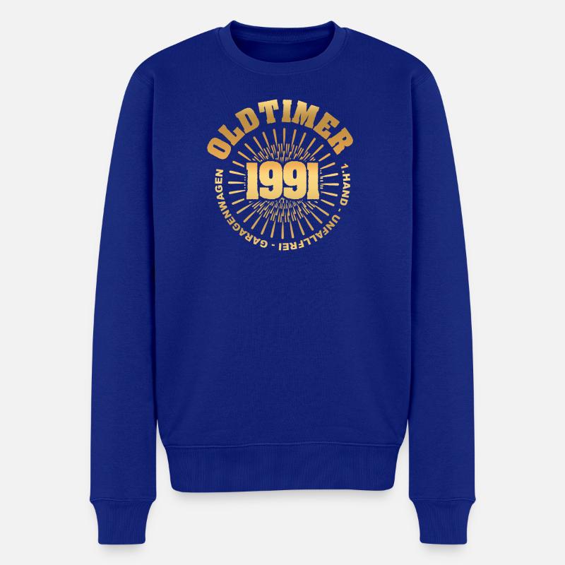 1991 - Pull Premium bio Homme - bleu roi