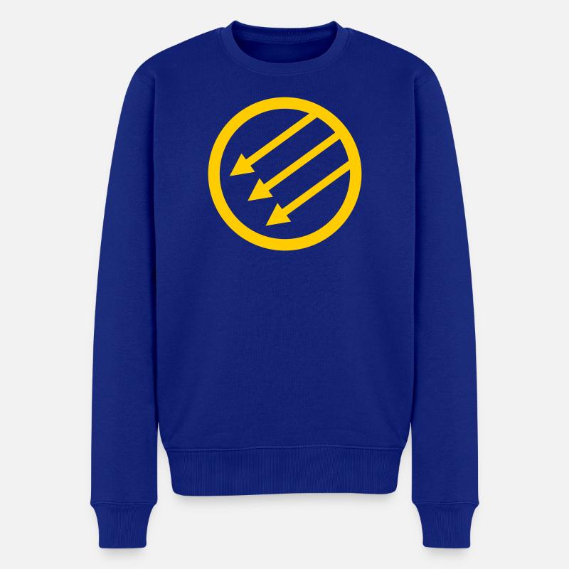 Iron Front / Eiserne Front / Järnfronten - Männer Premium Bio Pullover - Royalblau