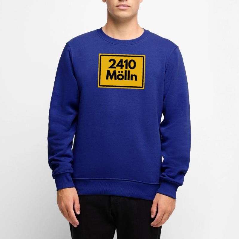 OLD POSTCODE ZIP CODE 2410 MÖLLN TIL EULENSPIEGEL Men's Premium Organic Jumper