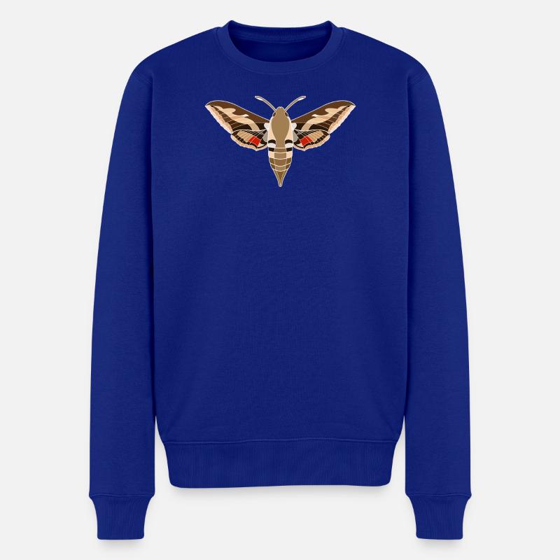 Papillon de paille de lit - Pull Premium bio Homme - bleu roi