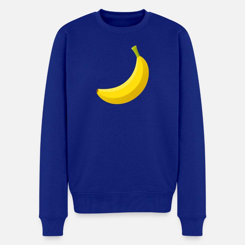 banane - Pull Premium bio Homme - bleu roi