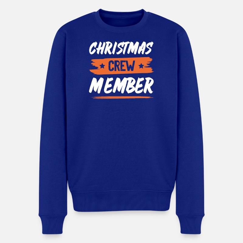 Christmas Crew - Männer Premium Bio Pullover - Royalblau