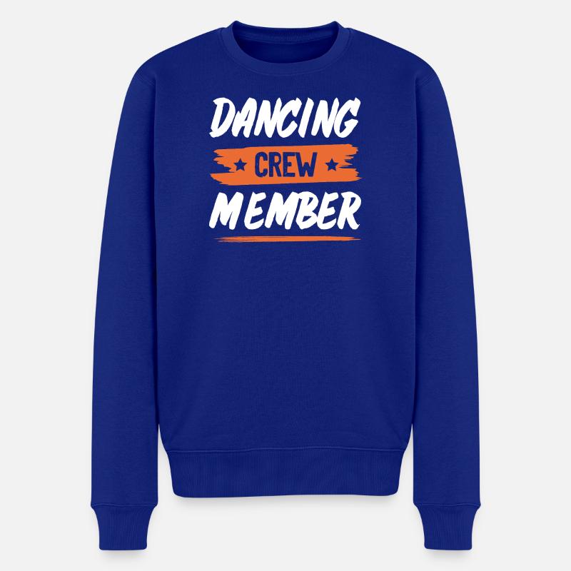 Dancing Crew - Männer Premium Bio Pullover - Royalblau