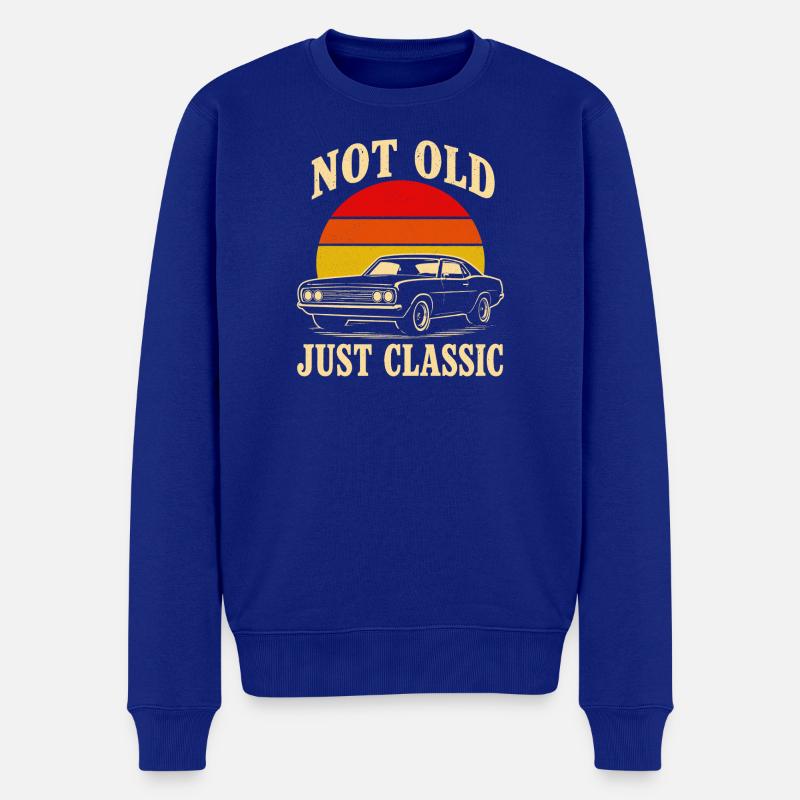Pas vieux, juste classique - Pull Premium bio Homme - bleu roi