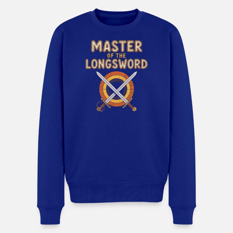 Maître de l’Épée Longue - Pull Premium bio Homme - bleu roi