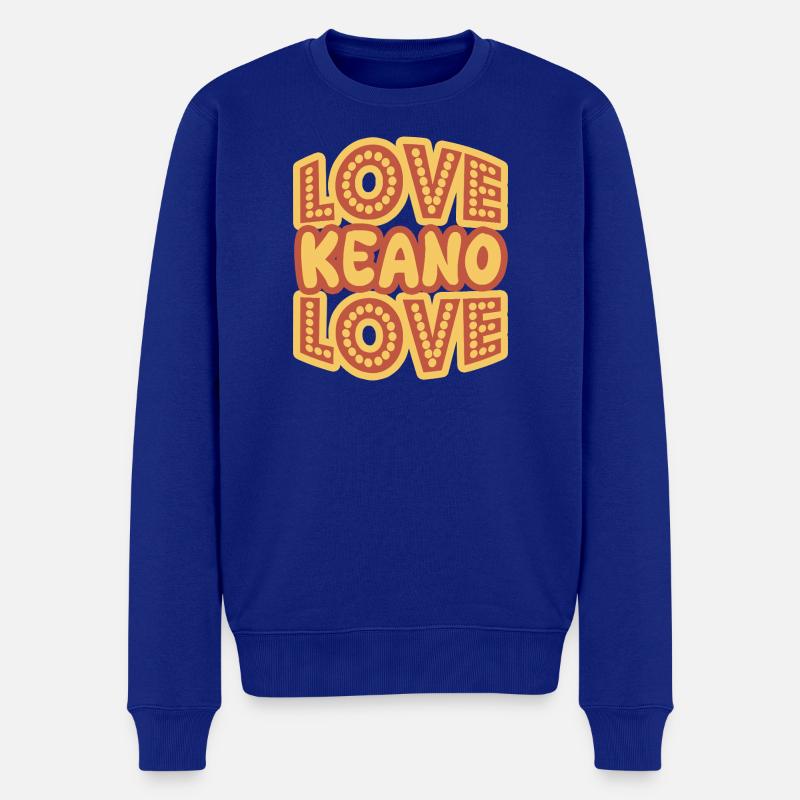 Dire Keano - Pull Premium bio Homme - bleu roi