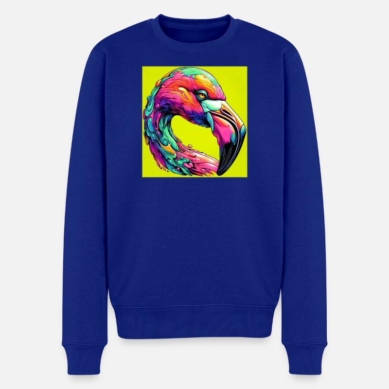 Flamant - Pull Premium bio Homme - bleu roi