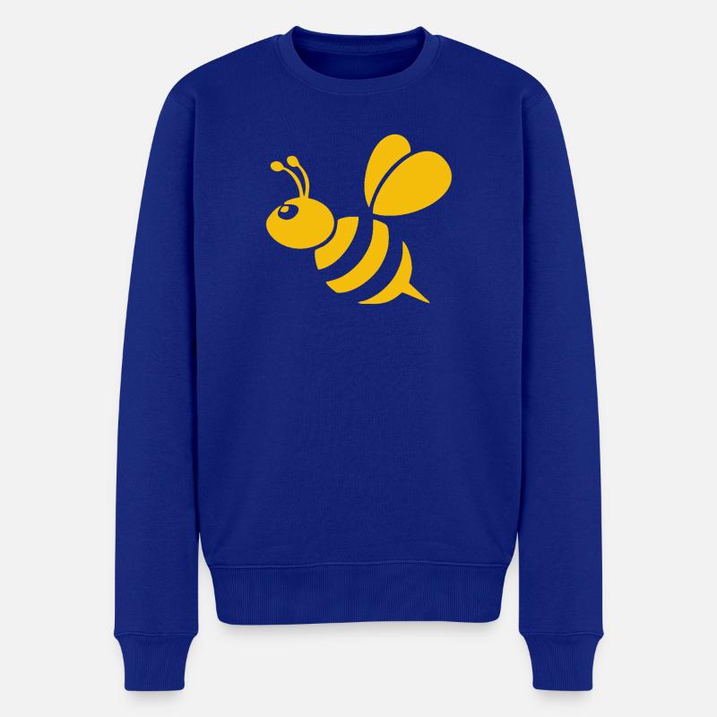 Bienchen - Männer Premium Bio Pullover - Royalblau