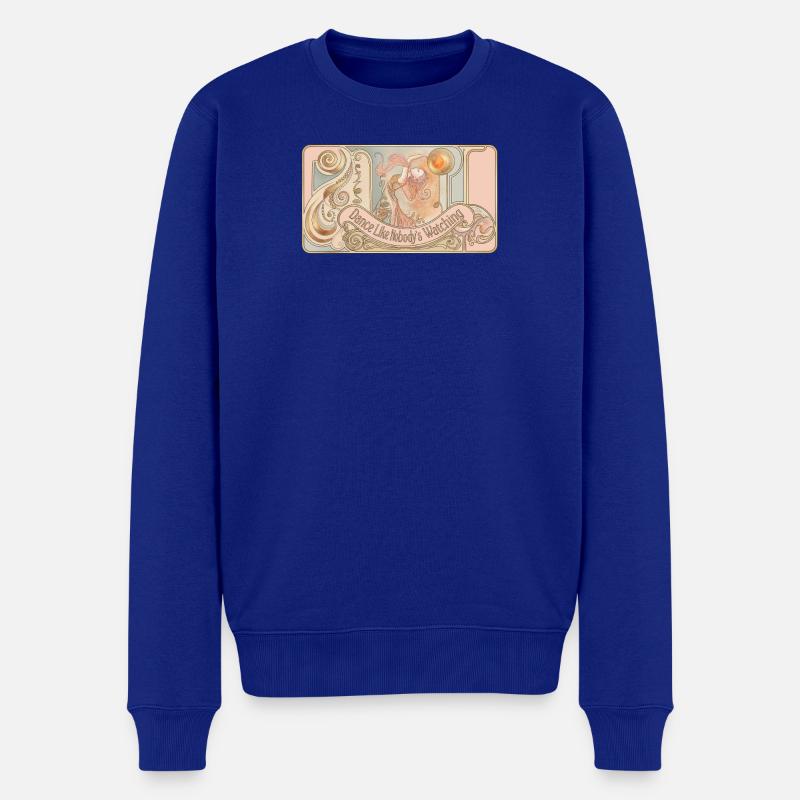 Danse comme si personne ne regardait - Pull Premium bio Homme - bleu roi