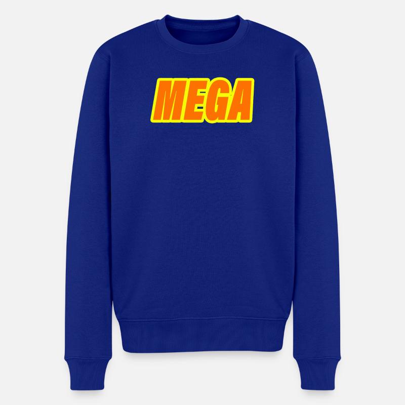 méga - Pull Premium bio Homme - bleu roi