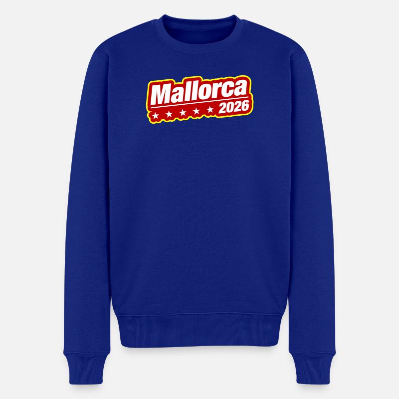 Mallorca 2026 - Männer Premium Bio Pullover - Royalblau