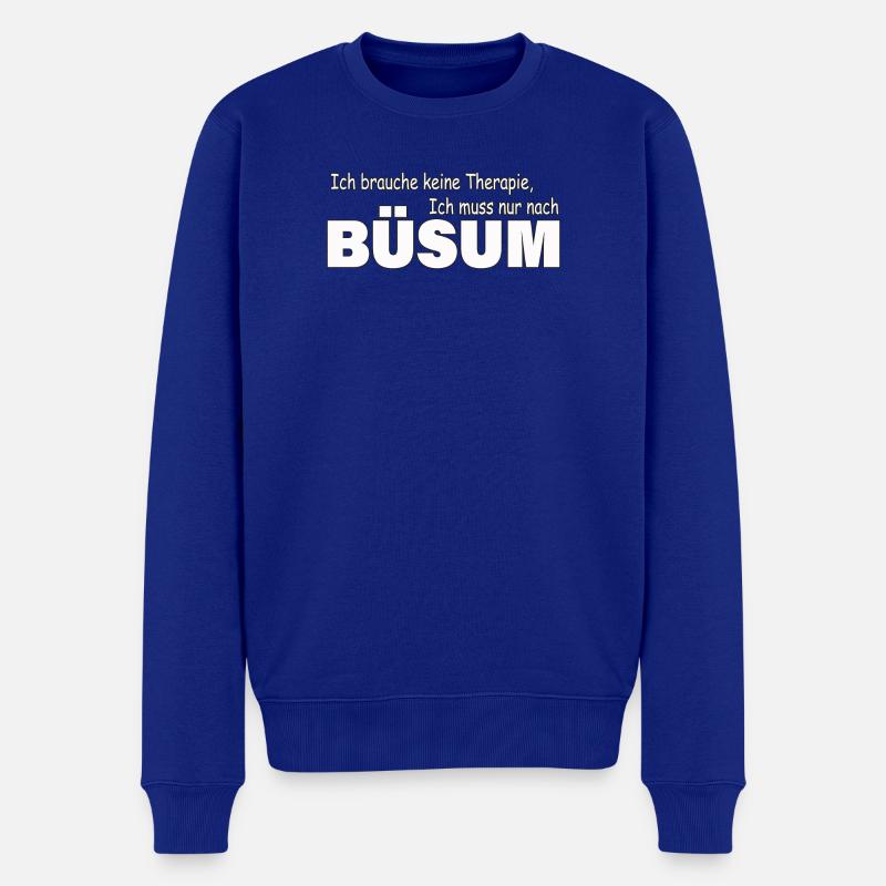 Thérapie BÜSUM - Pull Premium bio Homme - bleu roi