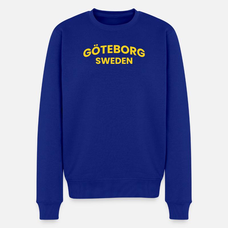 GÖTEBORG Schweden Handlungsbogentext - Männer Premium Bio Pullover - Royalblau
