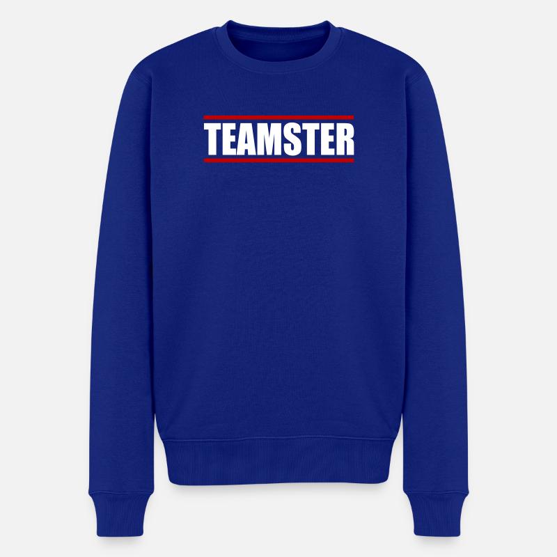 Teamster - Männer Premium Bio Pullover - Royalblau