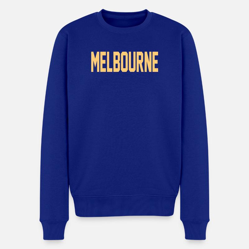 Melbourne - Pull Premium bio Homme - bleu roi