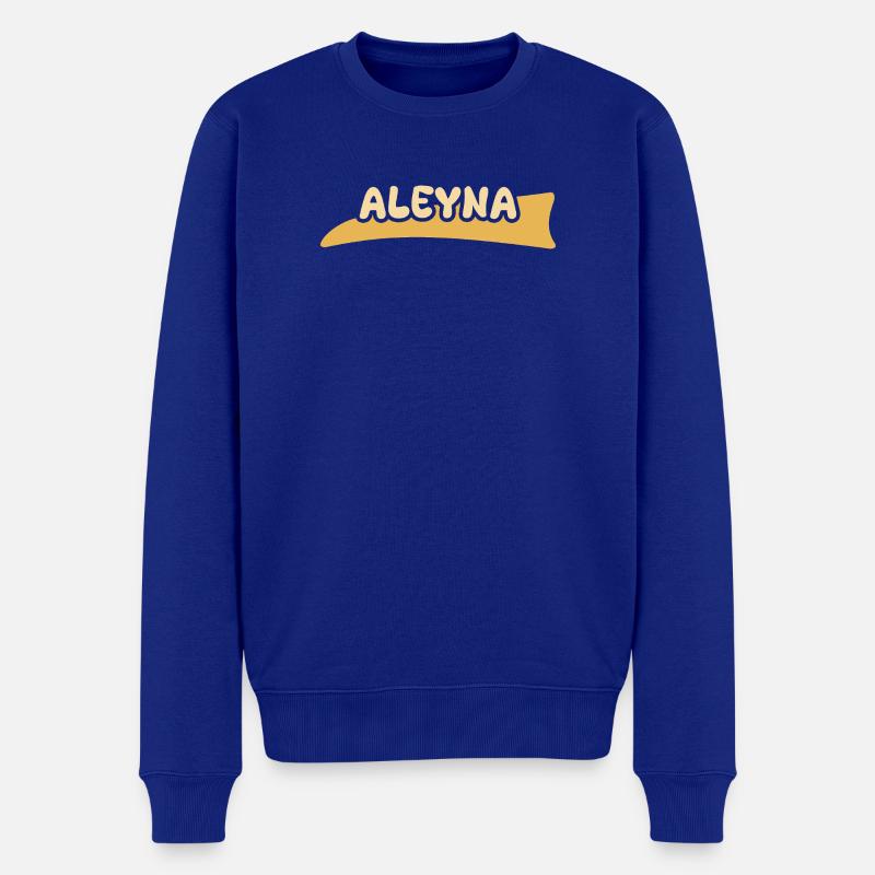 Aleyna - Pull Premium bio Homme - bleu roi