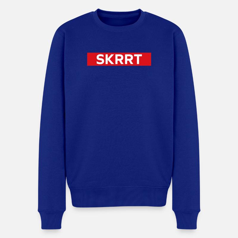 Skrrt - Männer Premium Bio Pullover - Royalblau