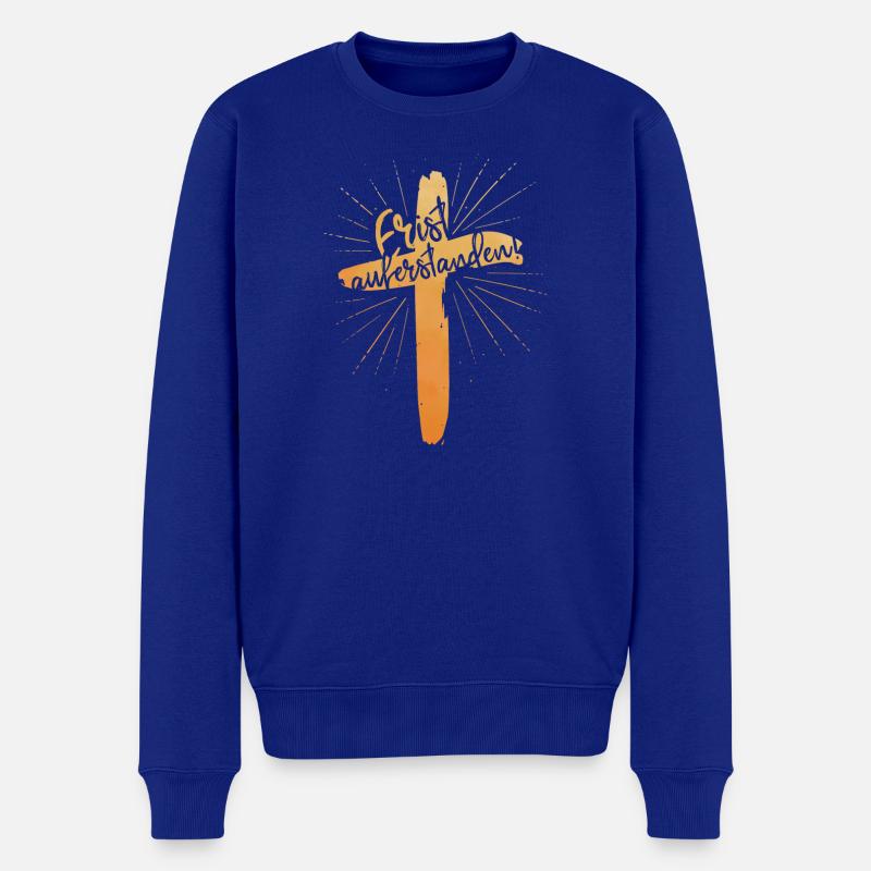 Ranimé - Pull Premium bio Homme - bleu roi