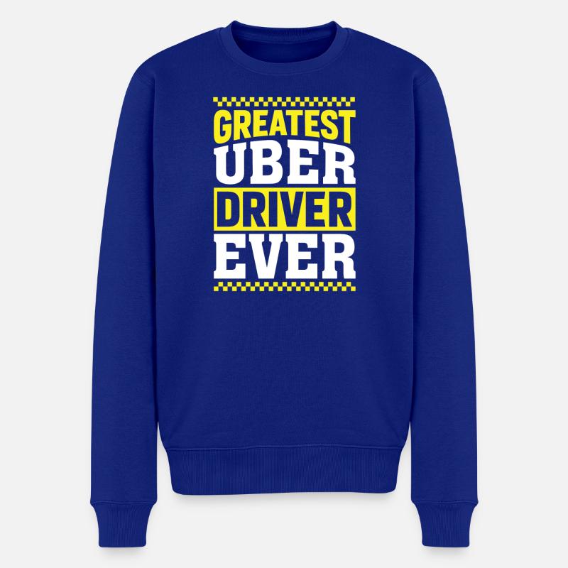 Großartiger Uber Fahrer Motiv - Männer Premium Bio Pullover - Royalblau
