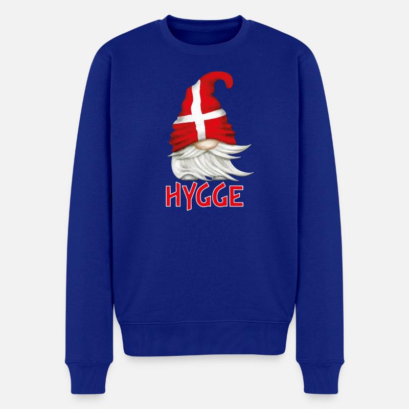 Hygge - hyggelig - Danemark - Pull Premium bio Homme - bleu roi
