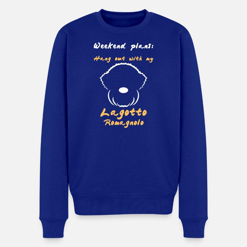 Weekend 2 - Männer Premium Bio Pullover - Royalblau