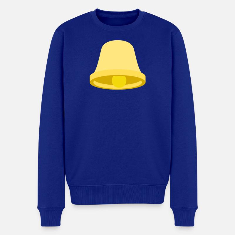 Gelbe Glocke Icon – Minimal - Männer Premium Bio Pullover - Royalblau
