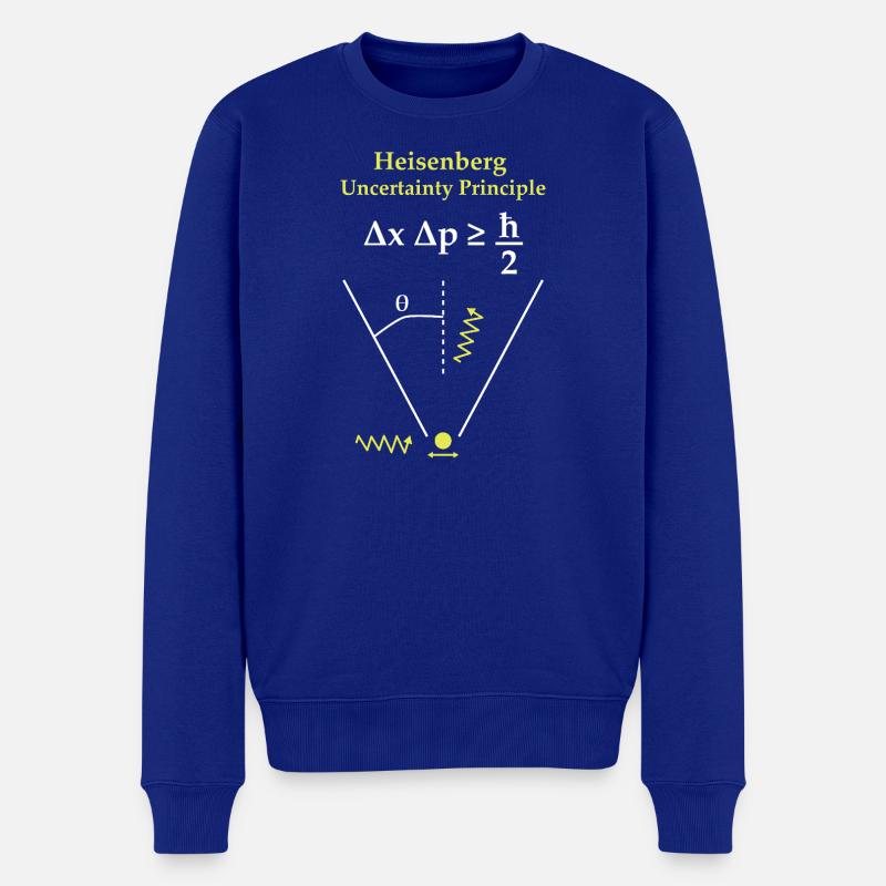 Heisenbergsche Unschärferelation - Männer Premium Bio Pullover - Royalblau
