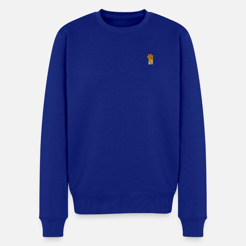 Patte de chat - Pull Premium bio Homme - bleu roi