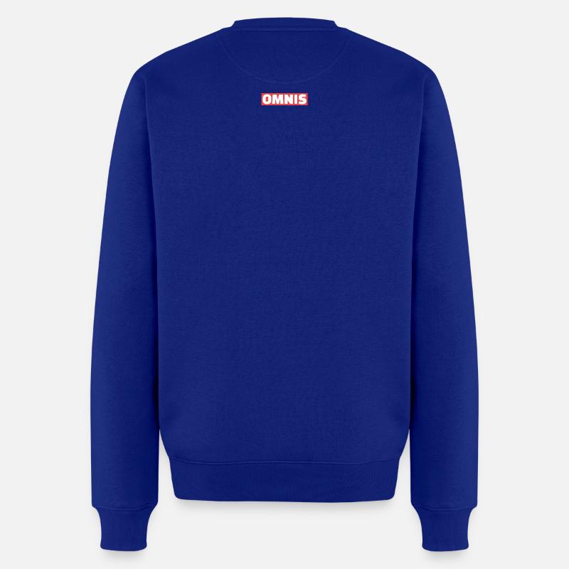 omnis - Männer Premium Bio Pullover - Royalblau