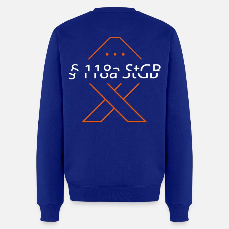  §118a StGB Routerfishers - Männer Premium Bio Pullover - Royalblau