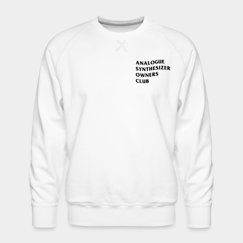 Analogue Synthesizer Owners Club (white) - Männer Premium Pullover