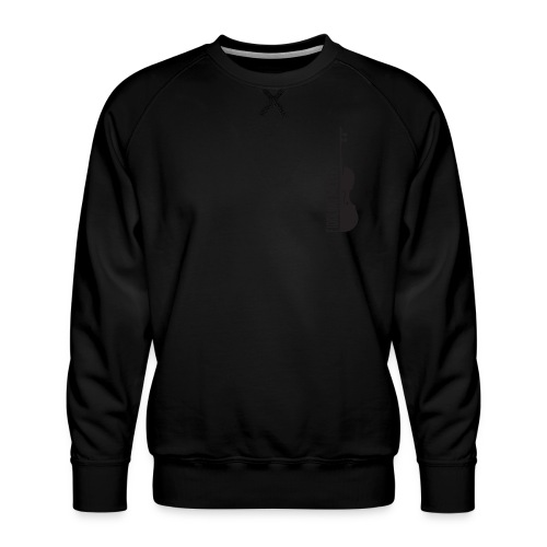 FIDDLING Black - Männer Premium Pullover
