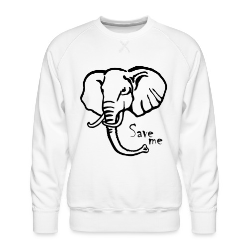 Afrika-Elefant I Save me - Männer Premium Pullover